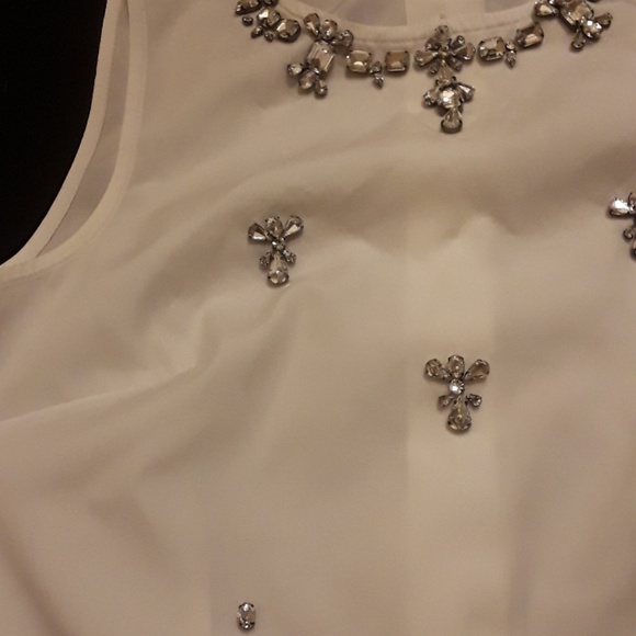 White cotton blouse - Picture 4 of 5